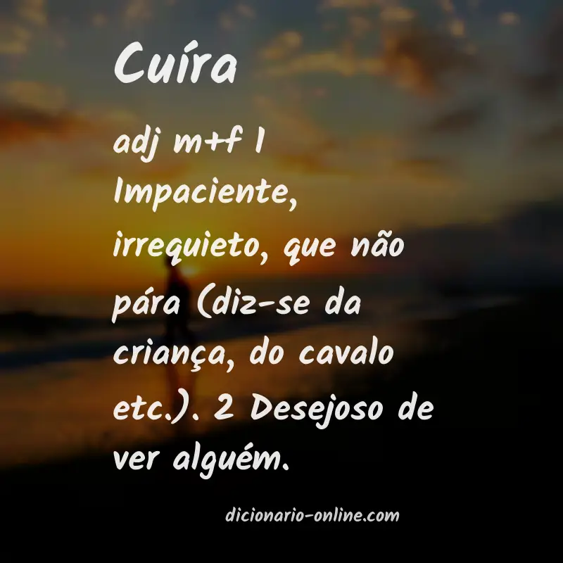 Significado de cuíra