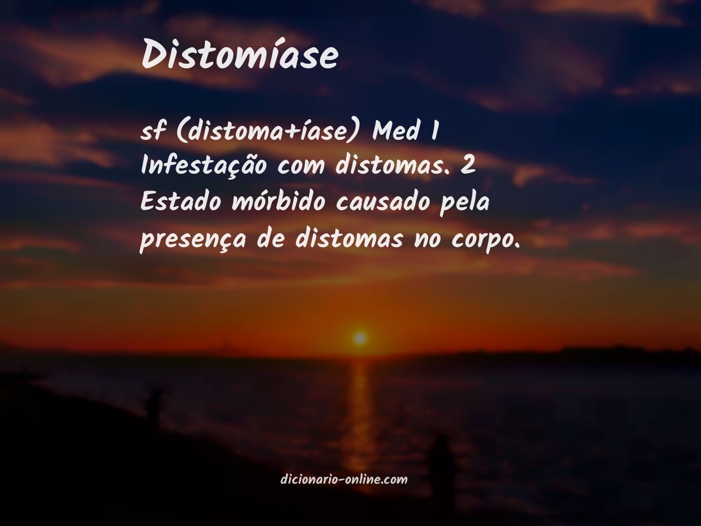 Significado de distomíase