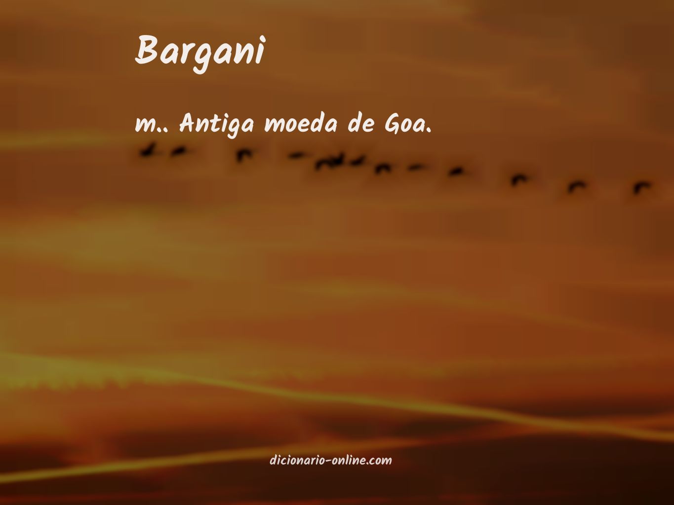 Significado de bargani