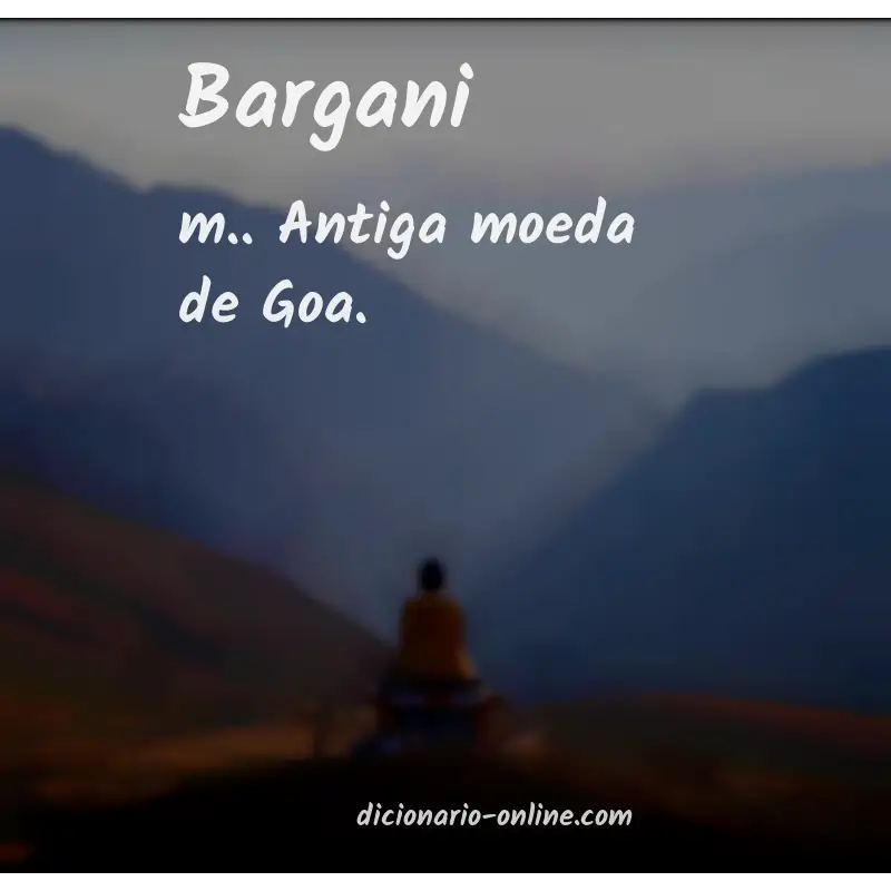 Significado de bargani