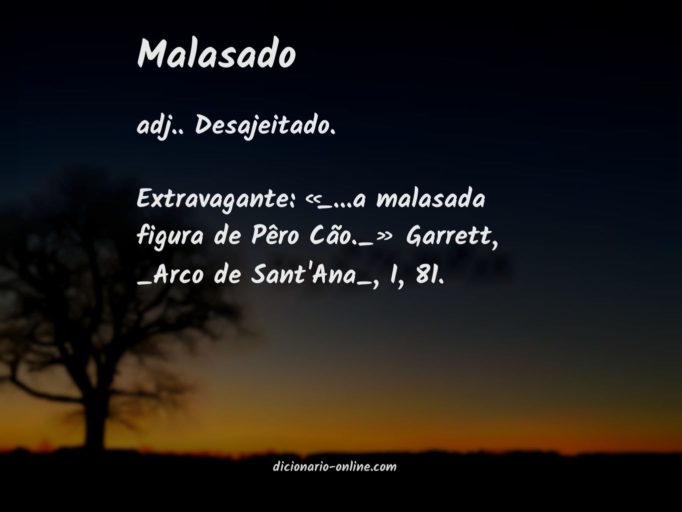 Significado de malasado