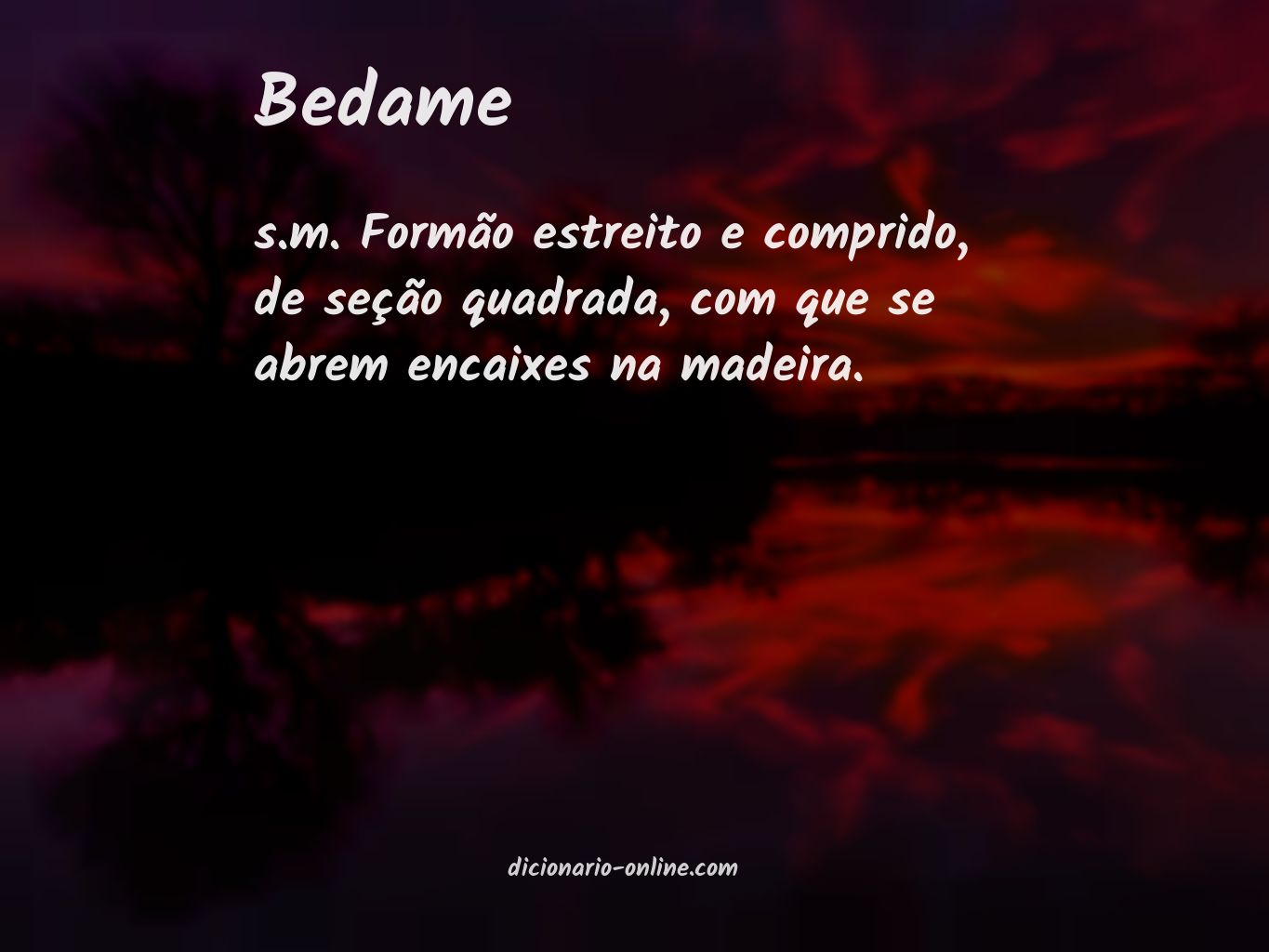 Significado de bedame