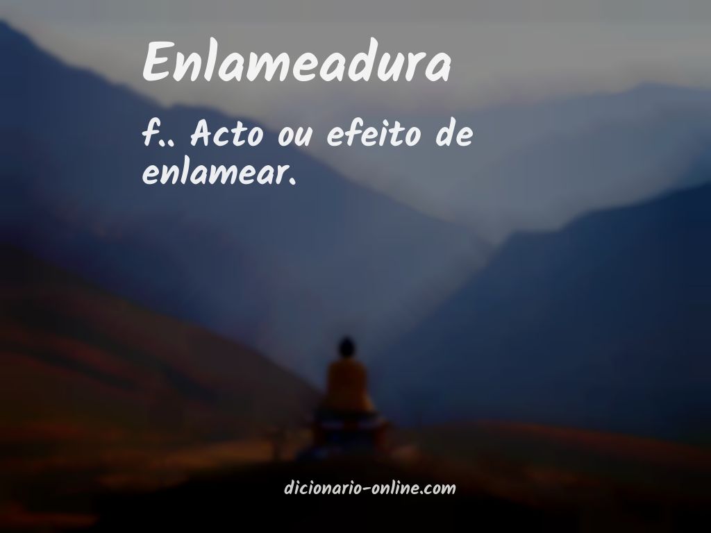 Significado de enlameadura