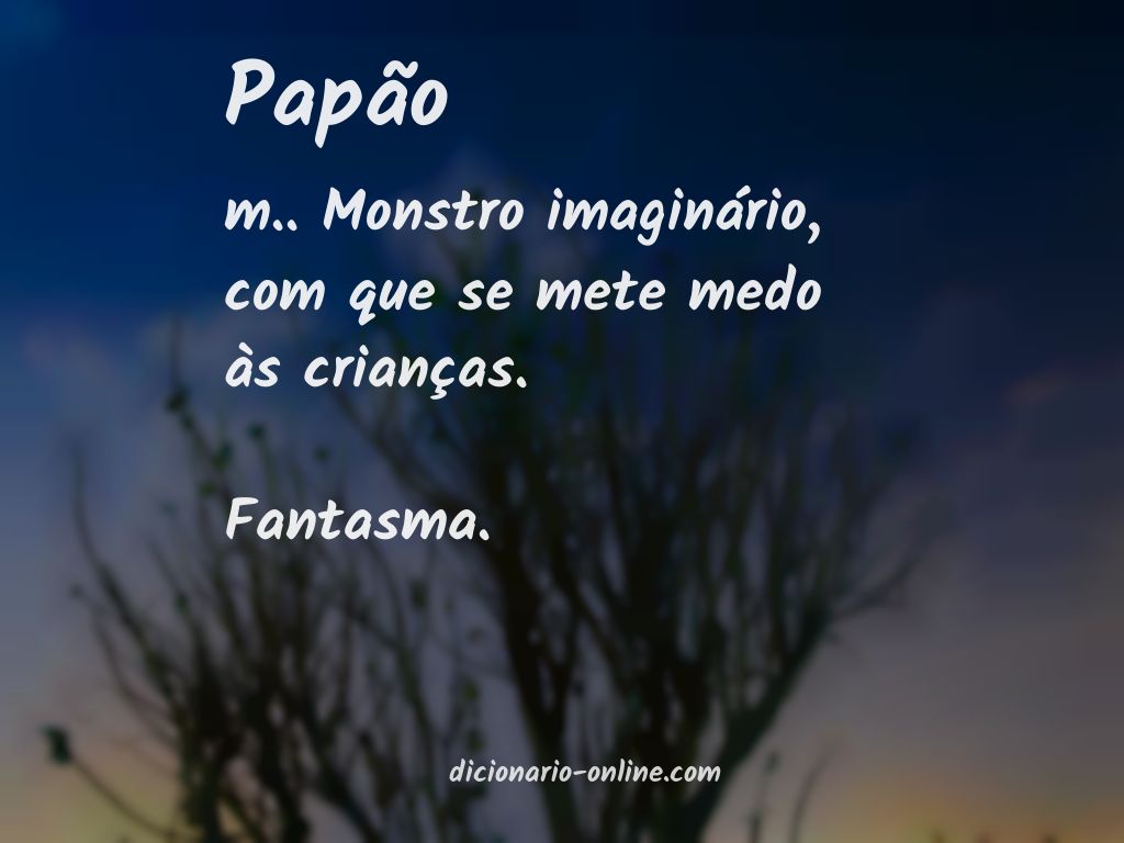 Significado de papão