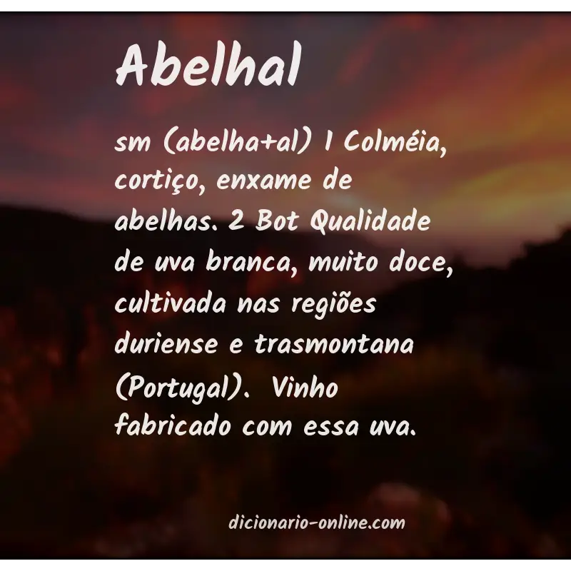 Significado de abelhal