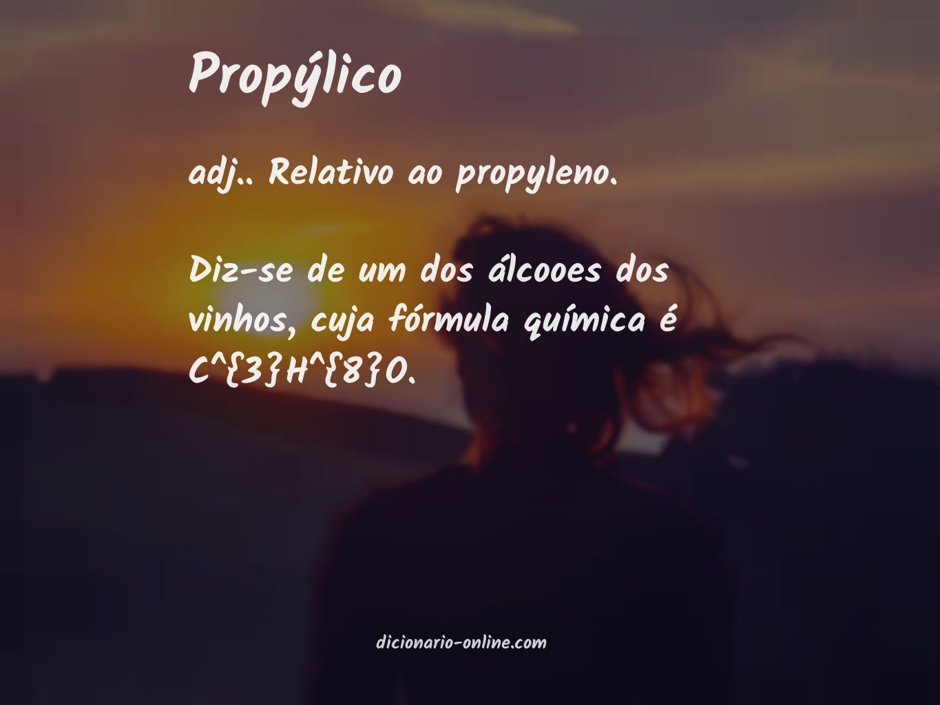 Significado de propýlico