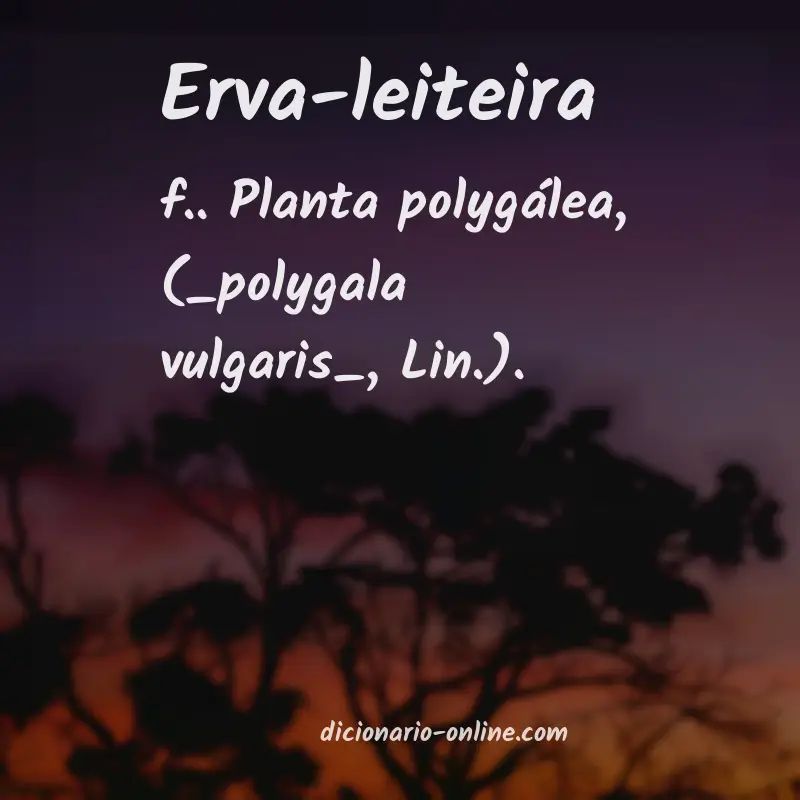 Significado de erva-leiteira