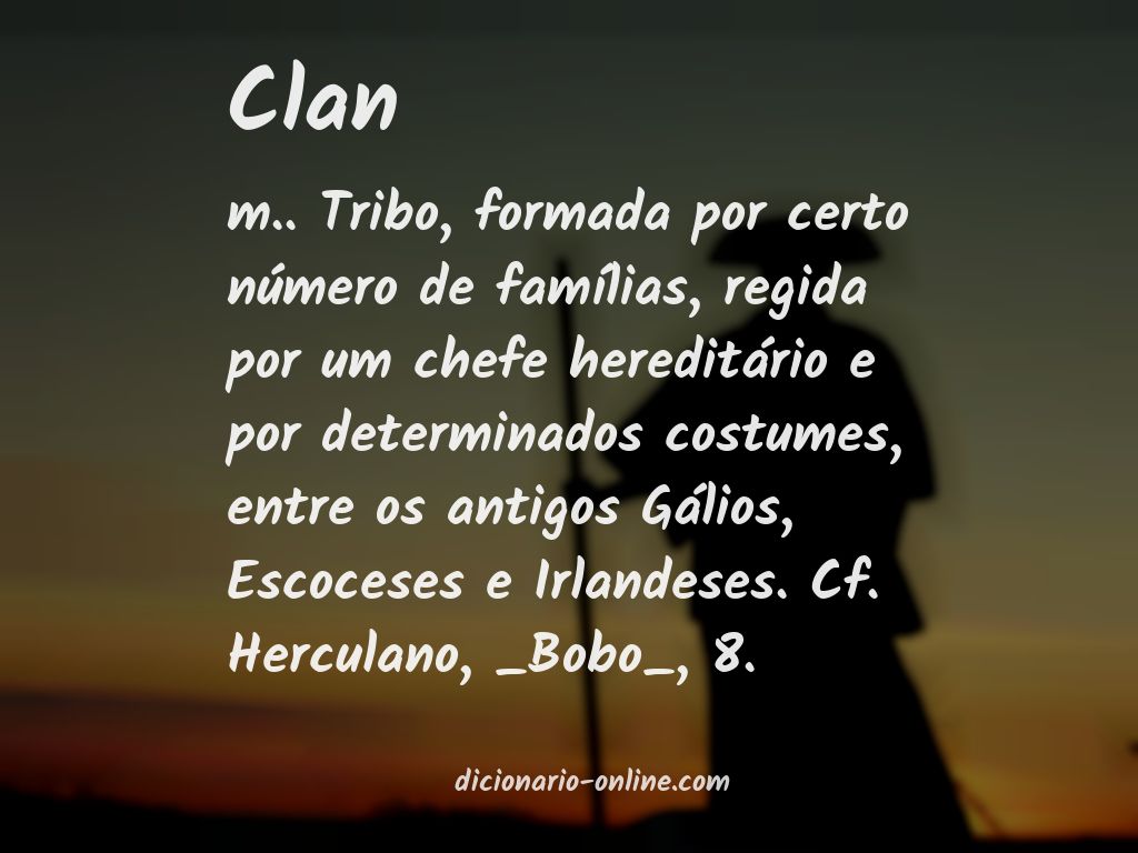 Significado de clan