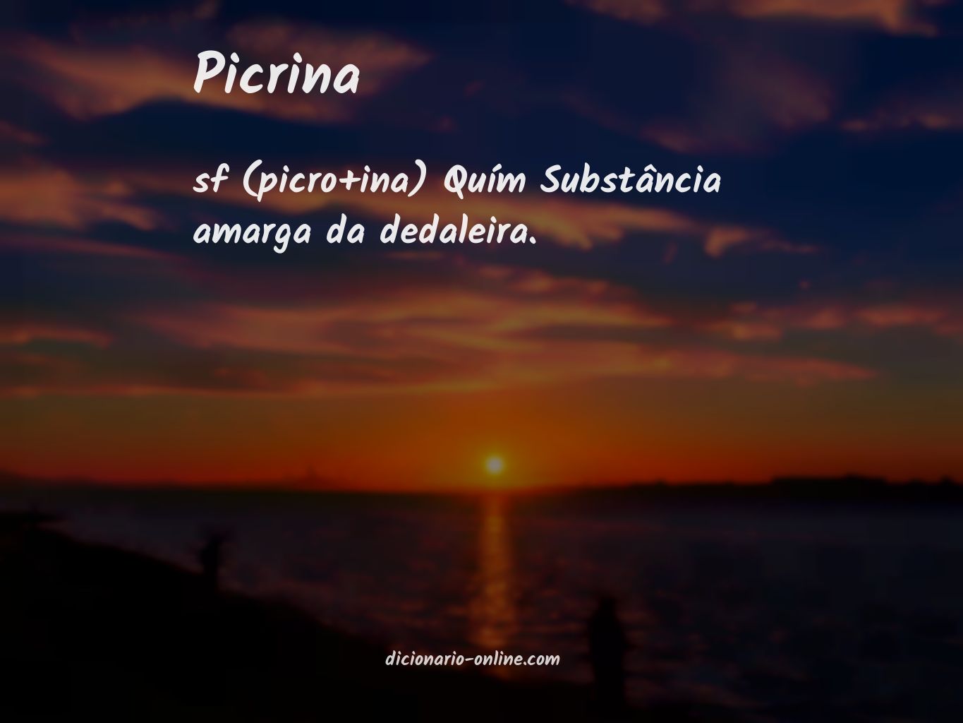 Significado de picrina