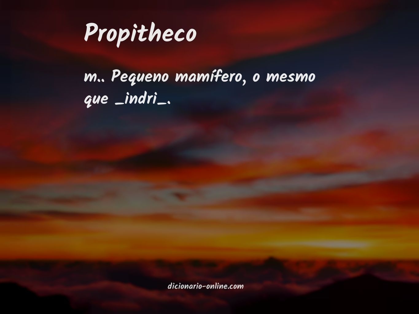 Significado de propitheco