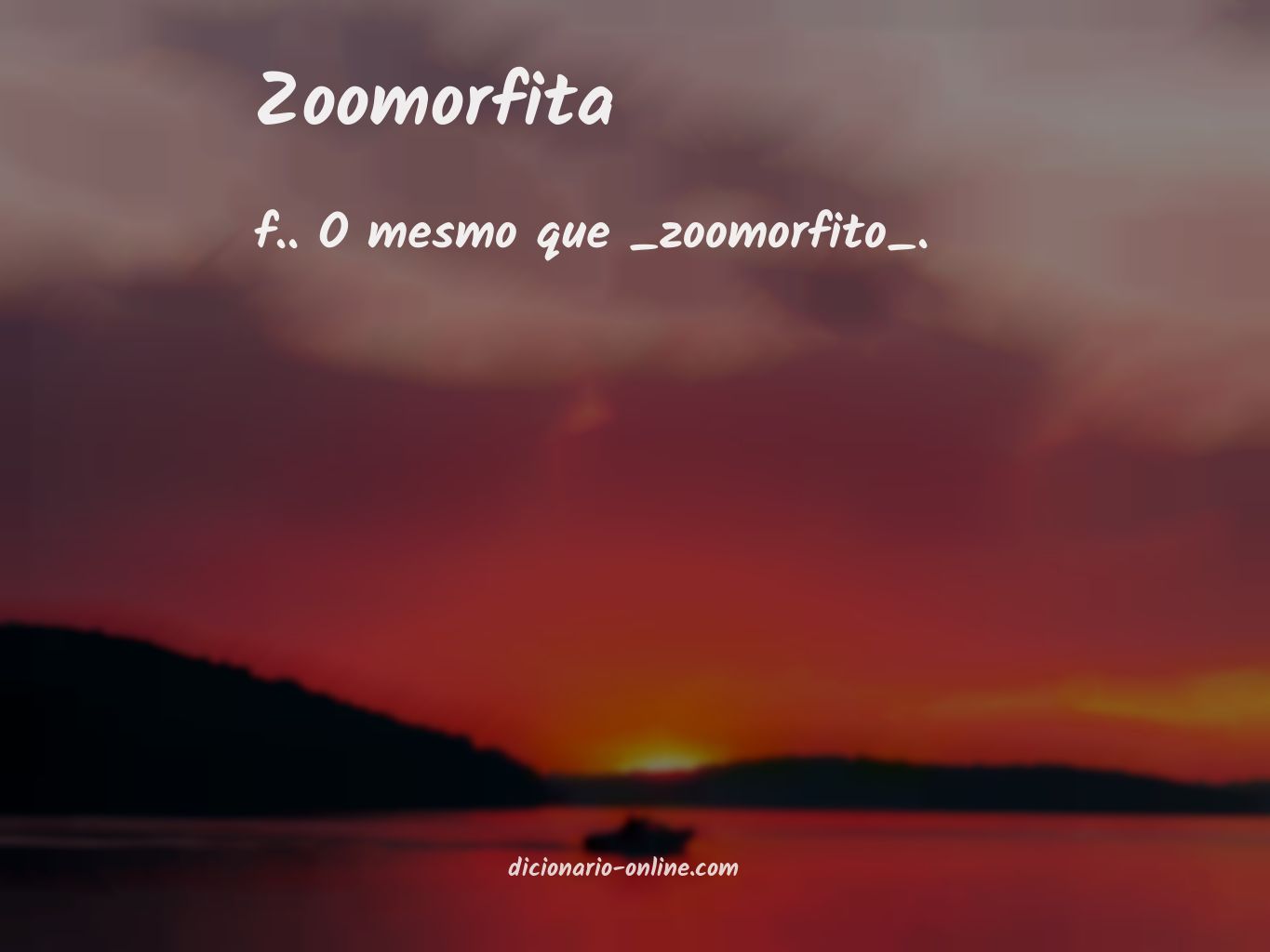 Significado de zoomorfita