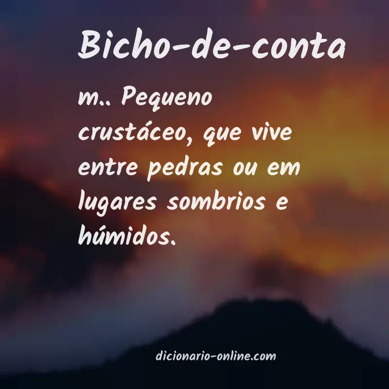 Significado de bicho-de-conta