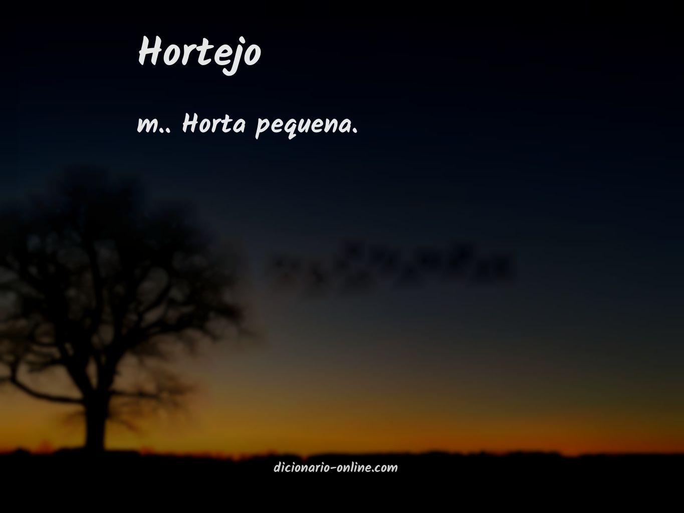 Significado de hortejo