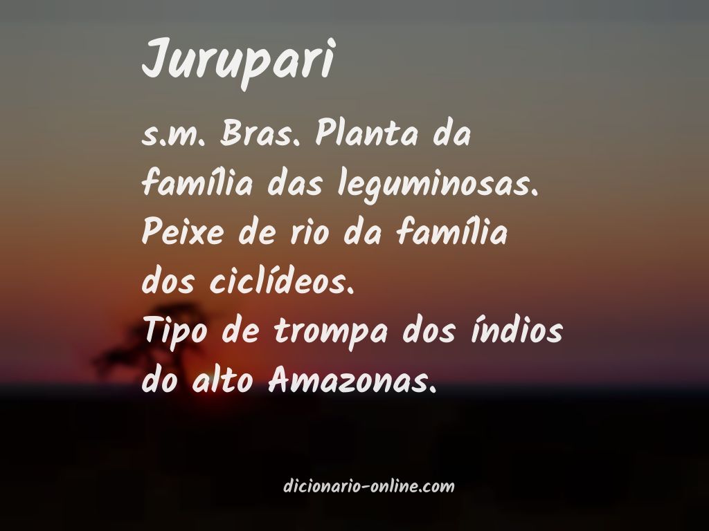 Significado de jurupari