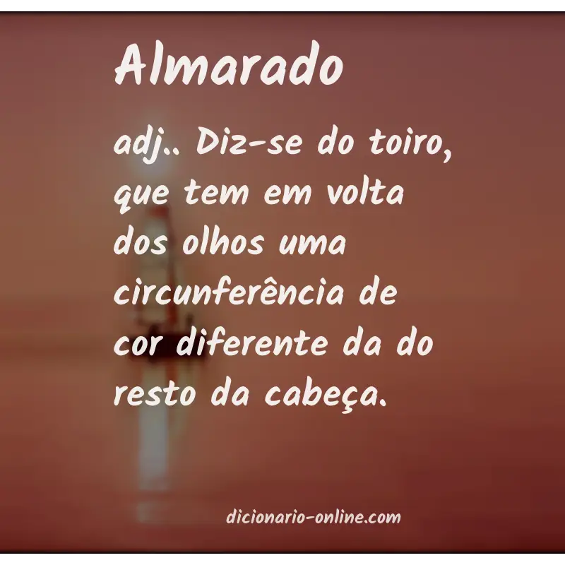 Significado de almarado