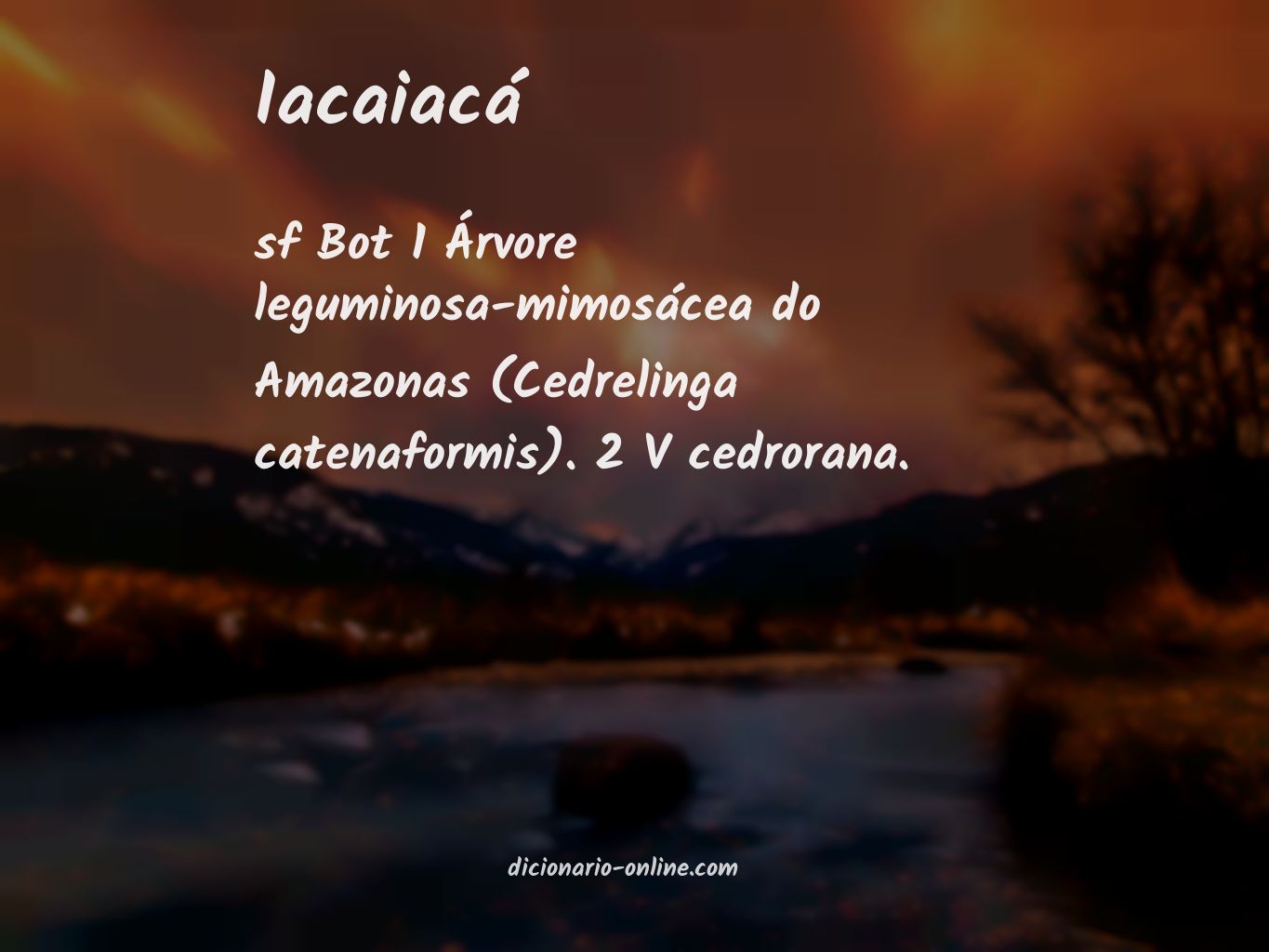 Significado de iacaiacá