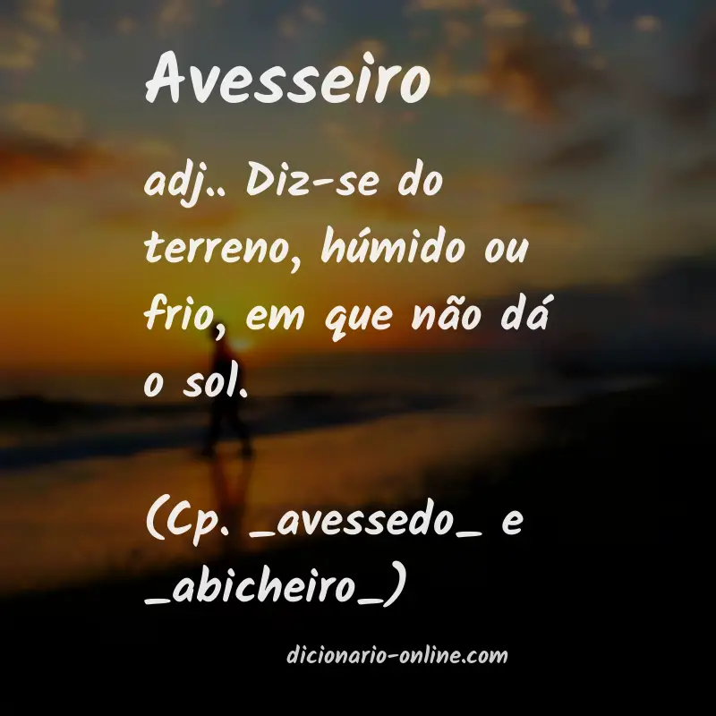 Significado de avesseiro