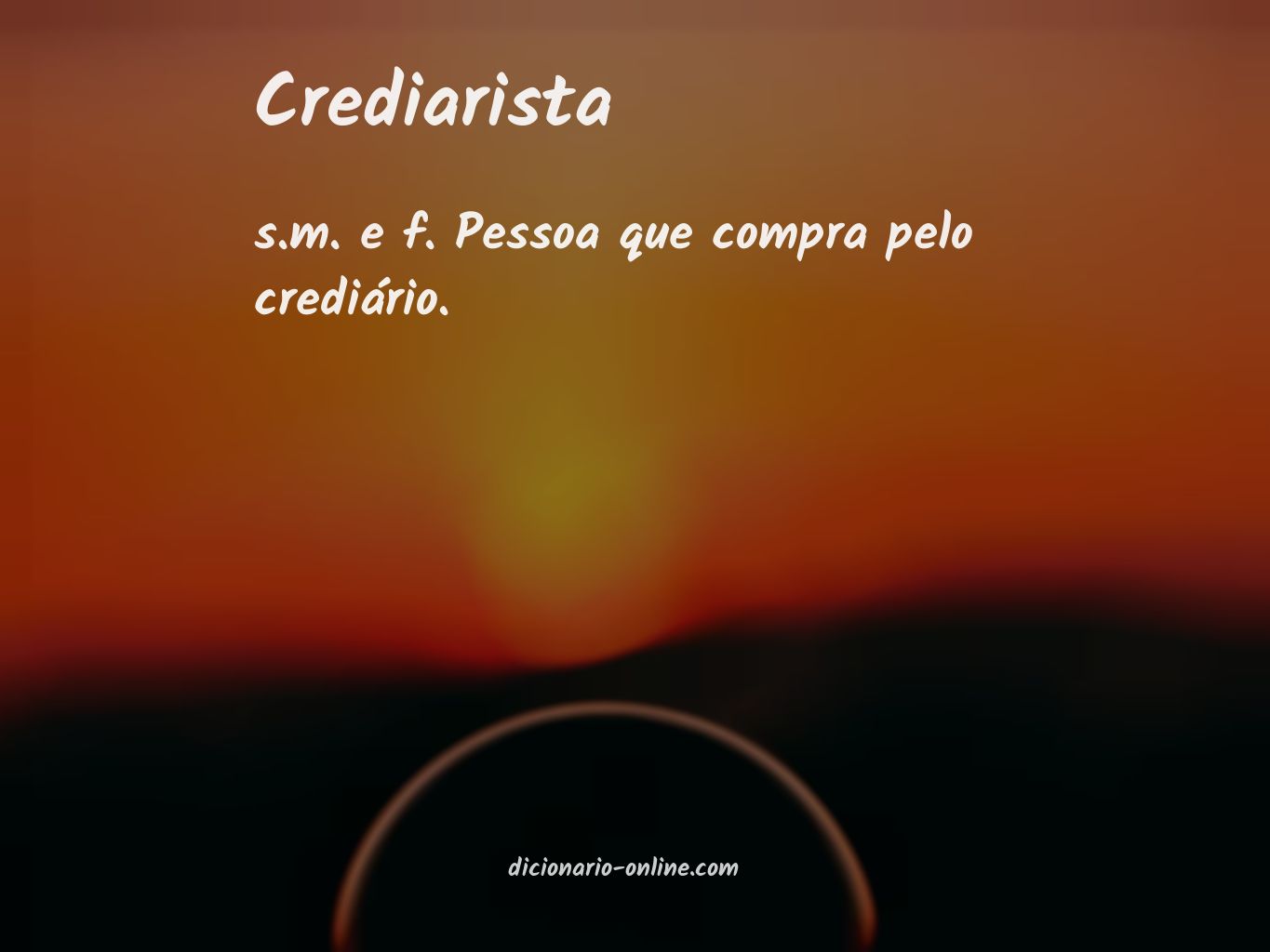 Significado de crediarista