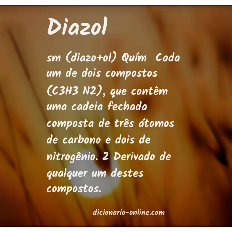 Significado de diazol