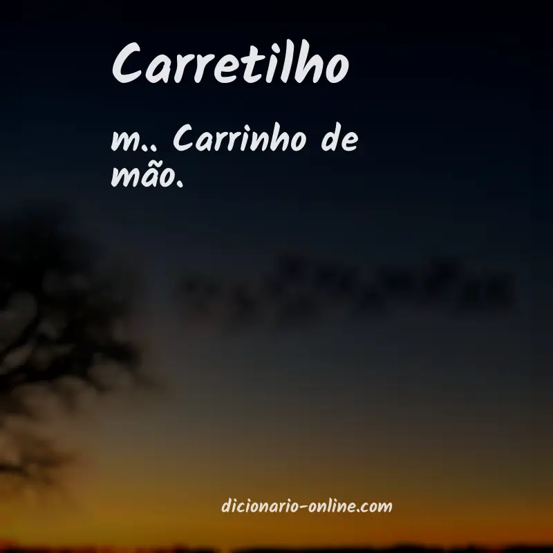 Significado de carretilho