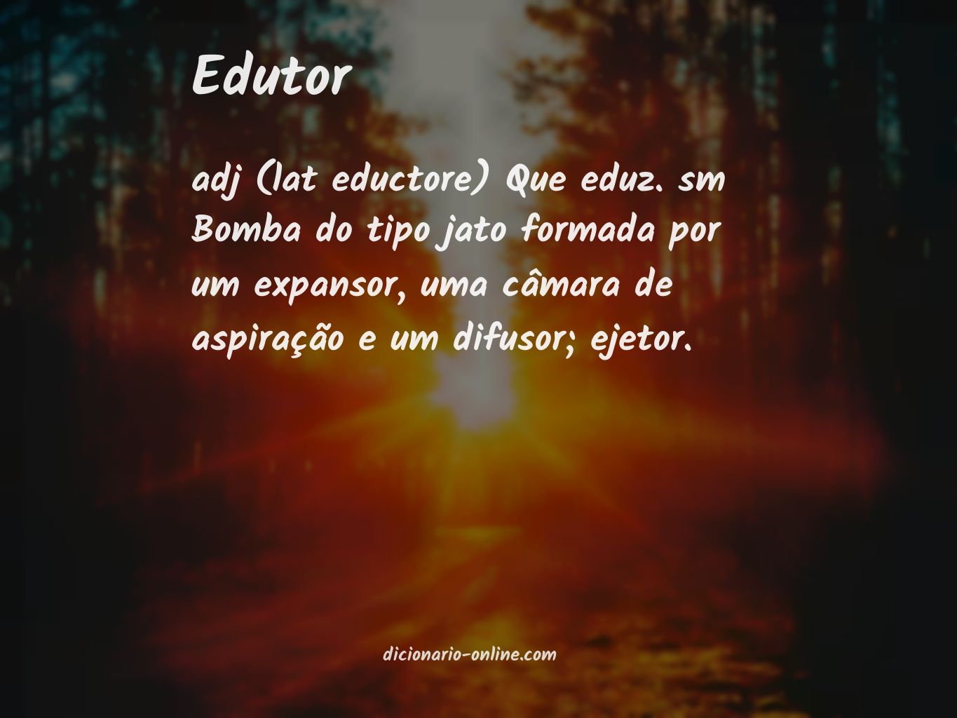 Significado de edutor