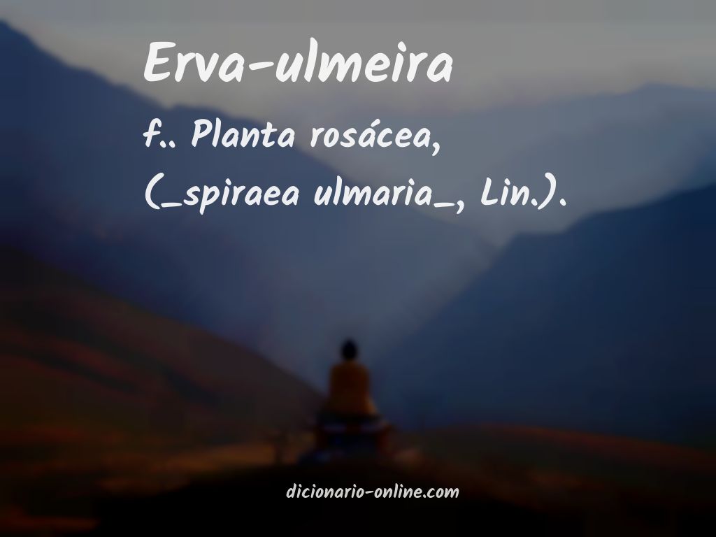 Significado de erva-ulmeira