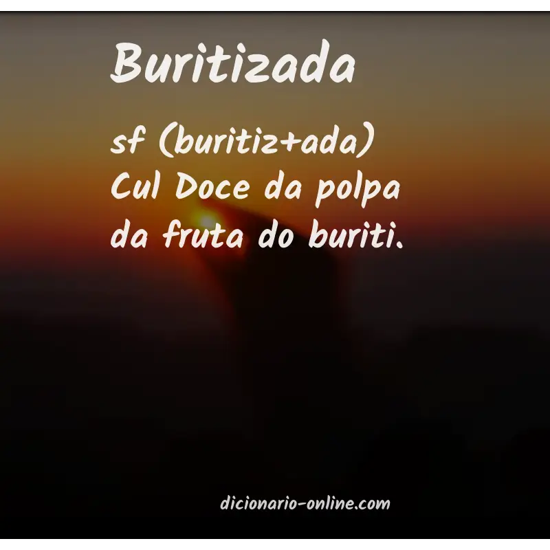 Significado de buritizada