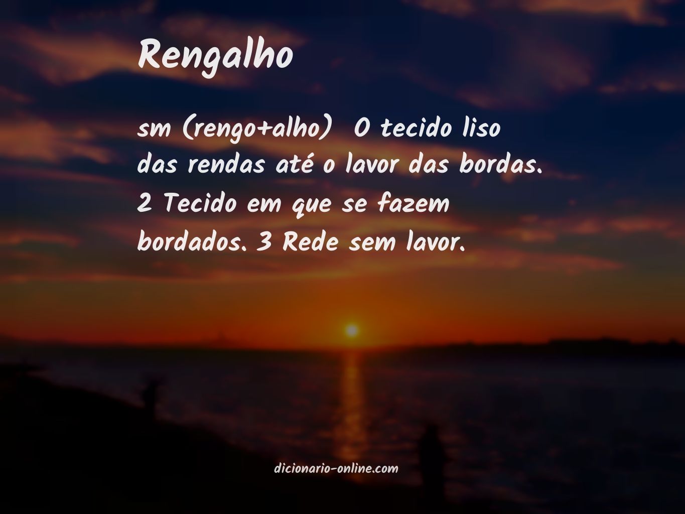 Significado de rengalho