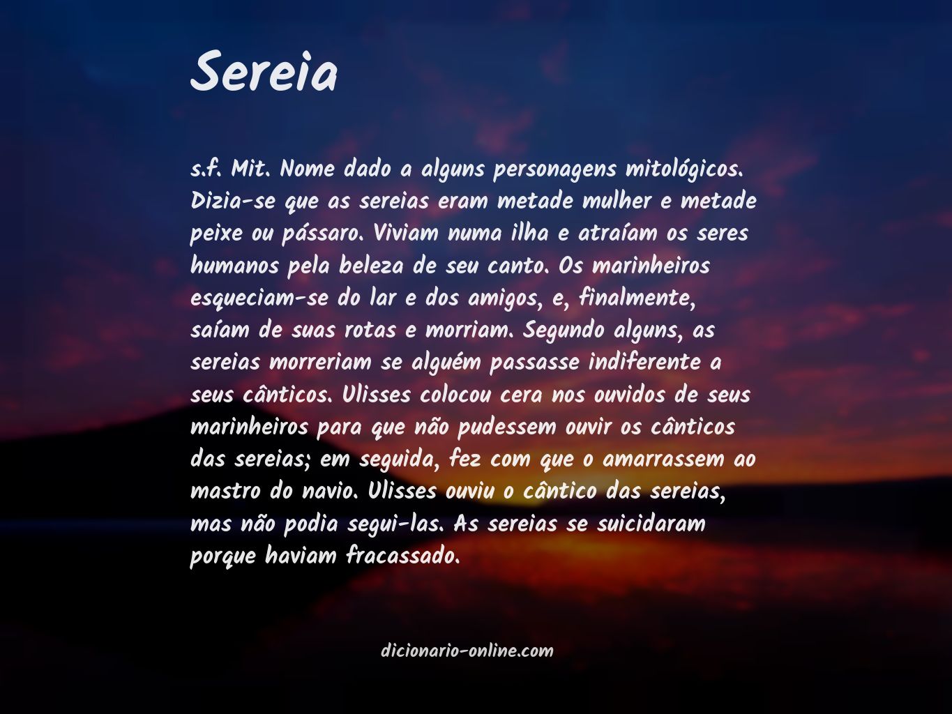 Significado de sereia