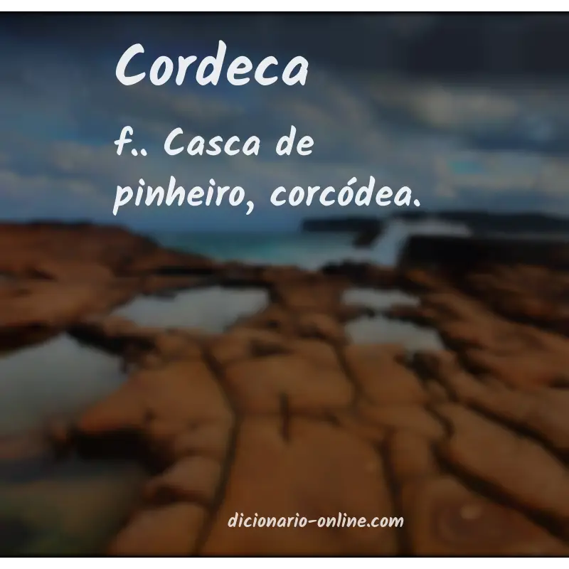 Significado de cordeca
