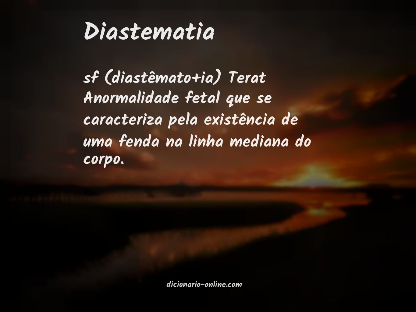 Significado de diastematia