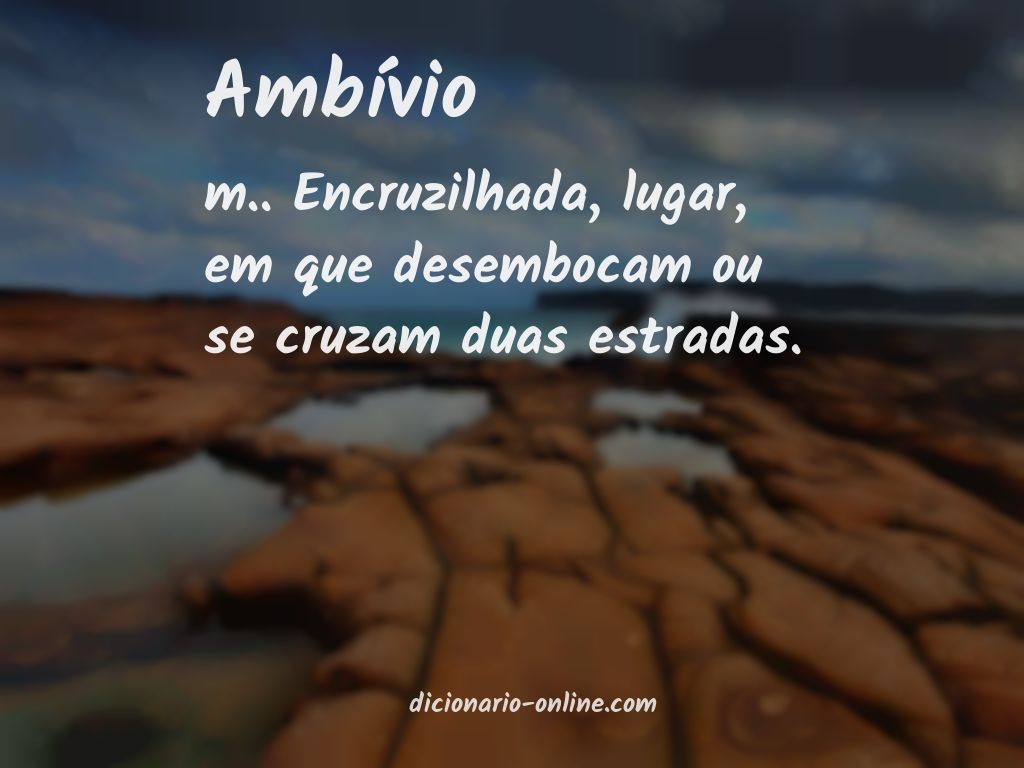 Significado de ambívio