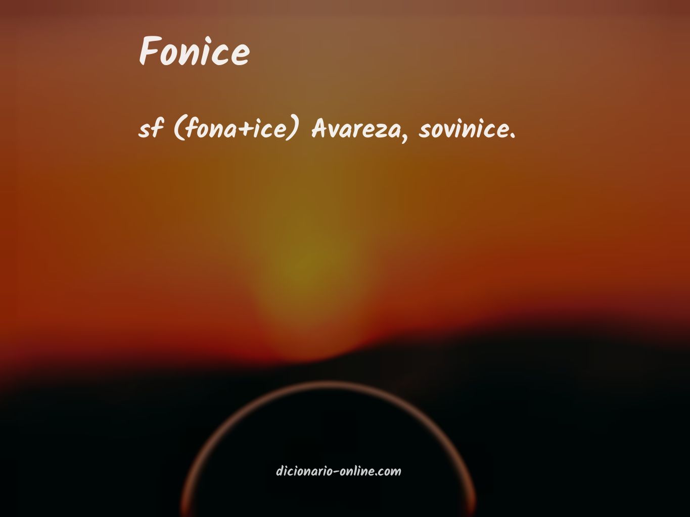 Significado de fonice