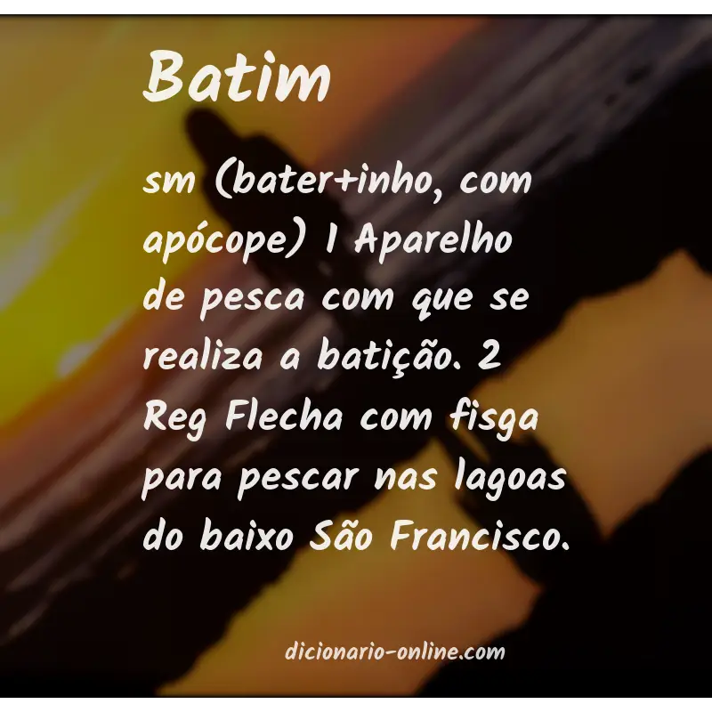 Significado de batim