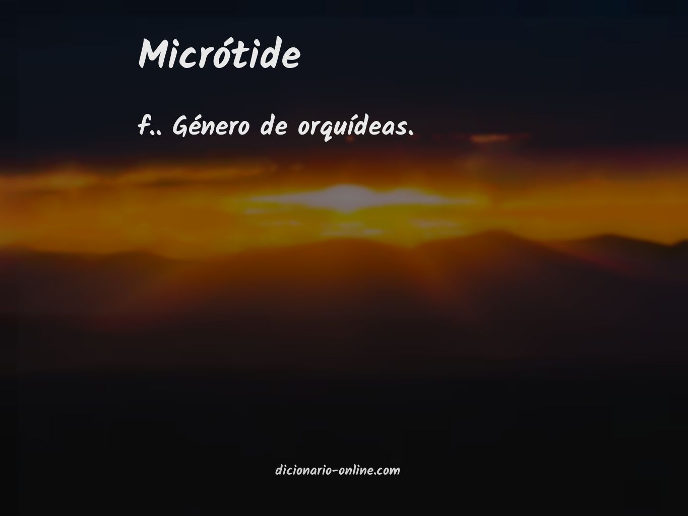 Significado de micrótide