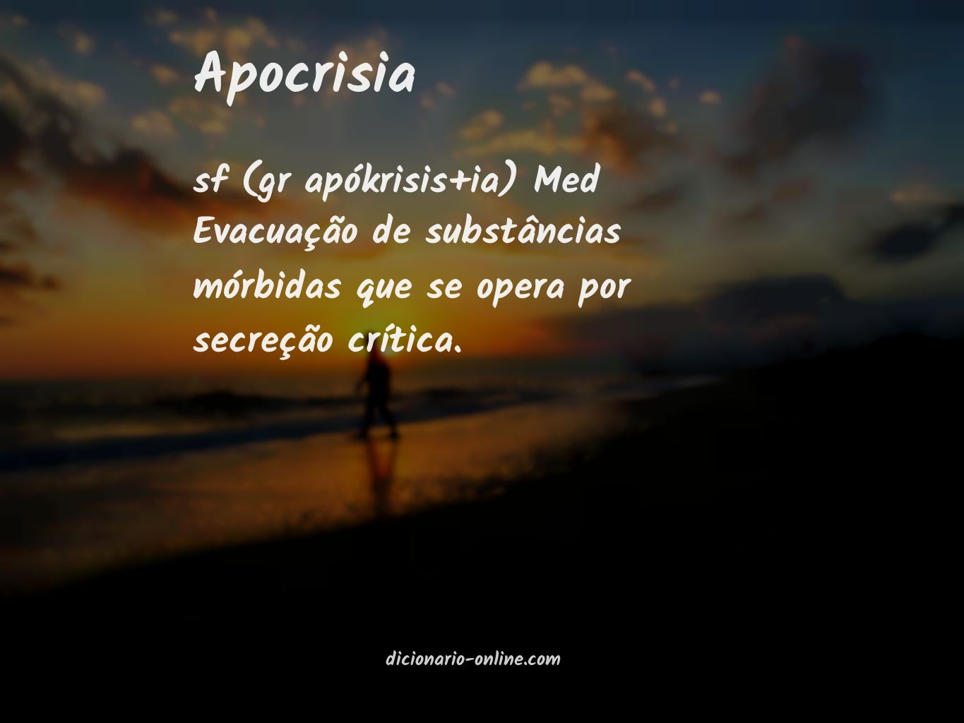 Significado de apocrisia