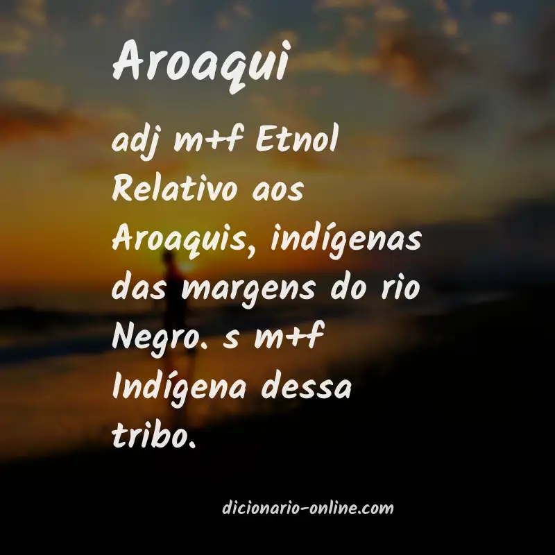 Significado de aroaqui