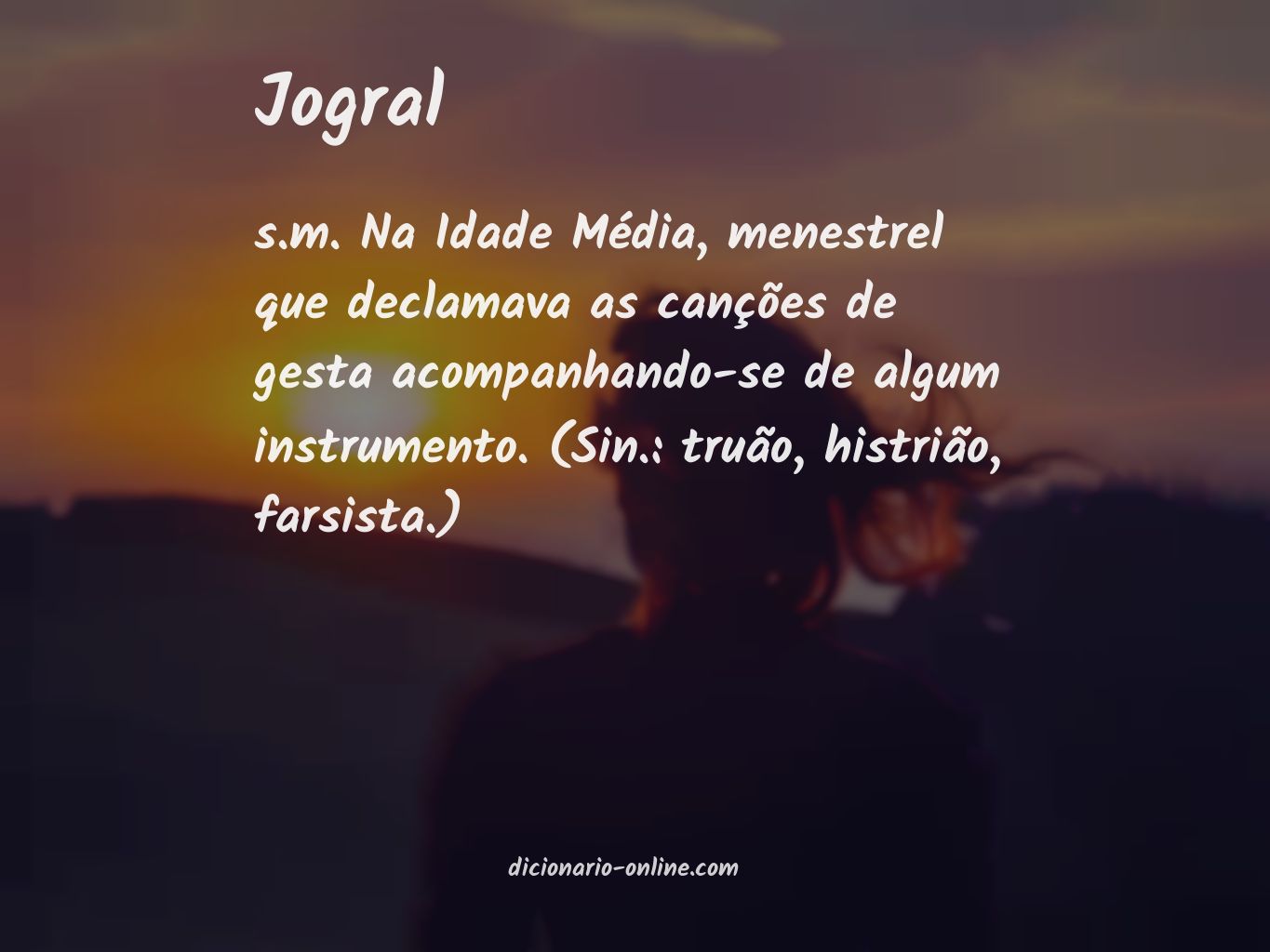 Significado de jogral