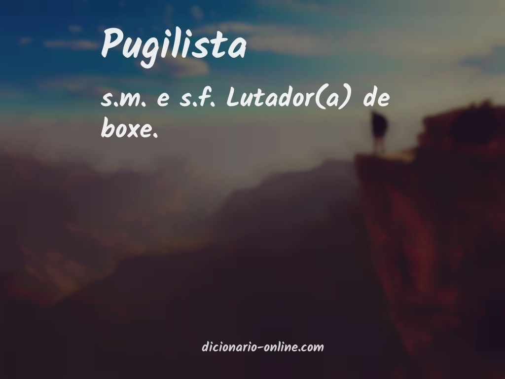 Significado de pugilista