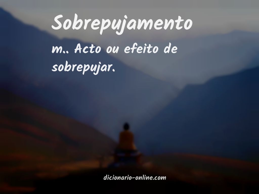 Significado de sobrepujamento