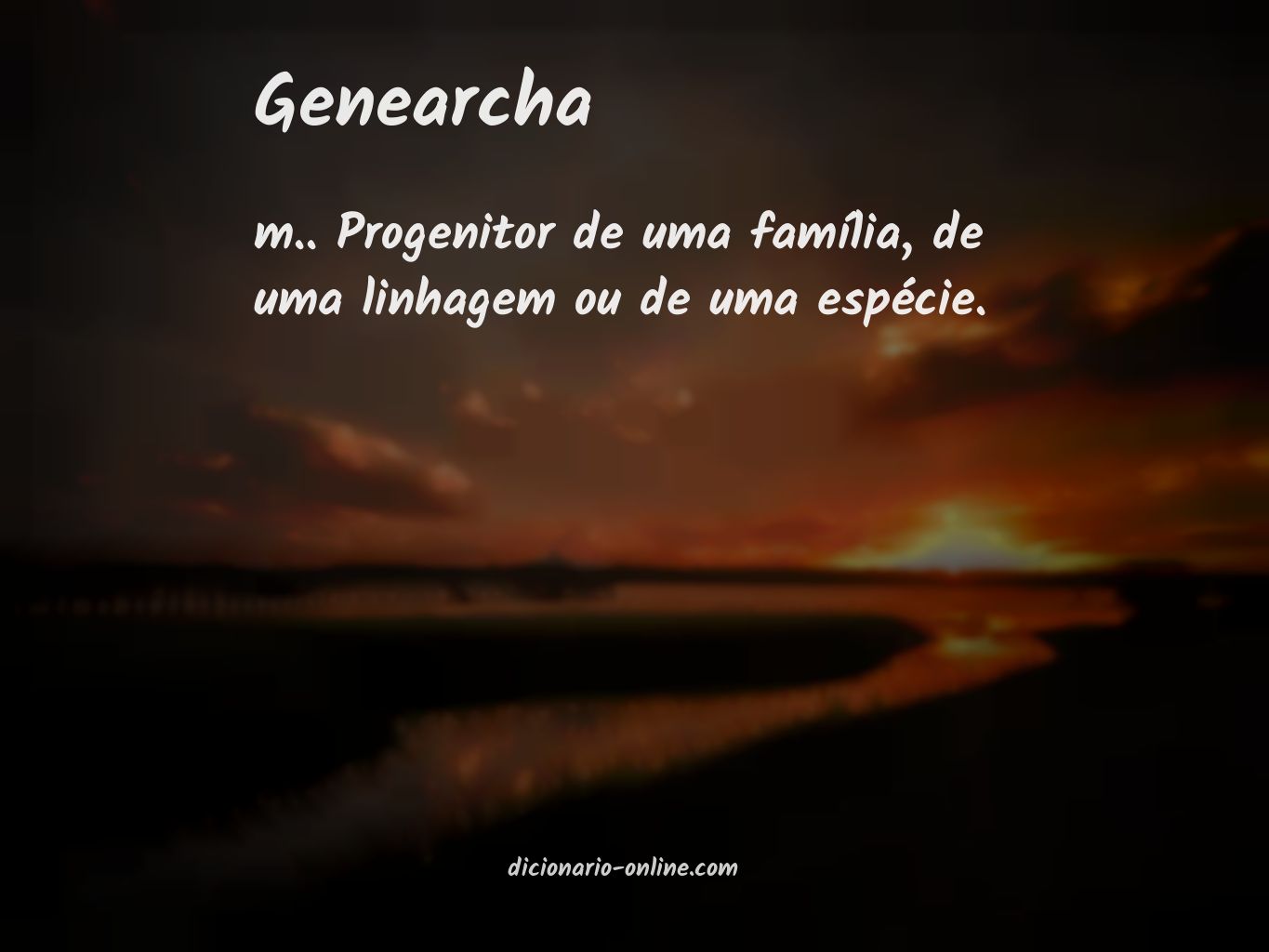 Significado de genearcha