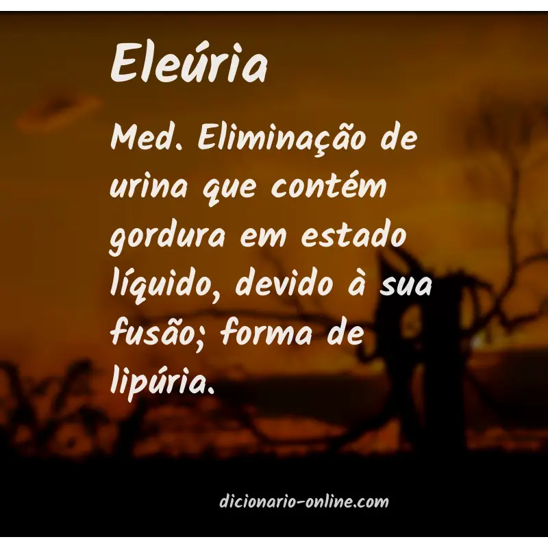 Significado de eleúria