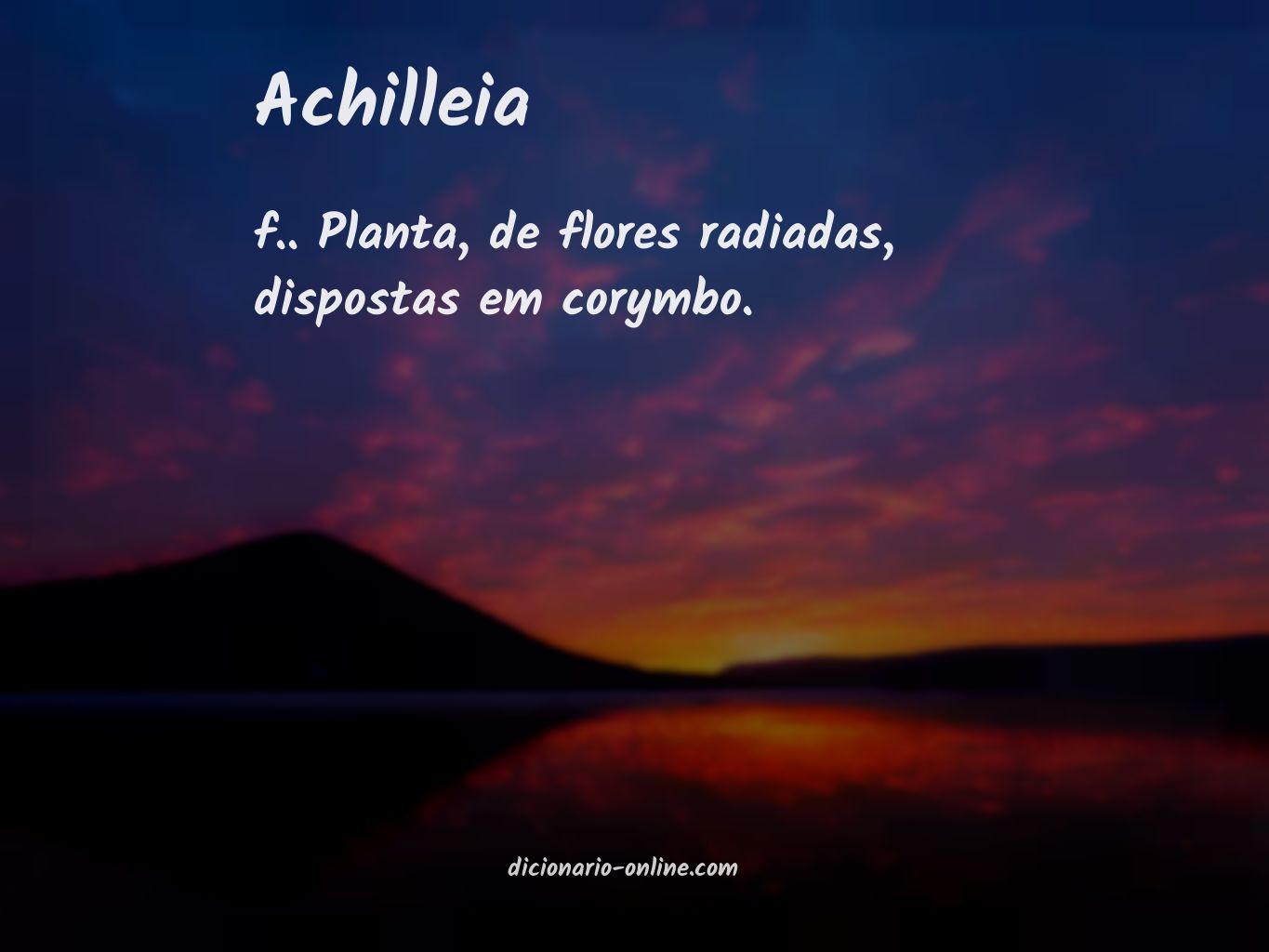 Significado de achilleia