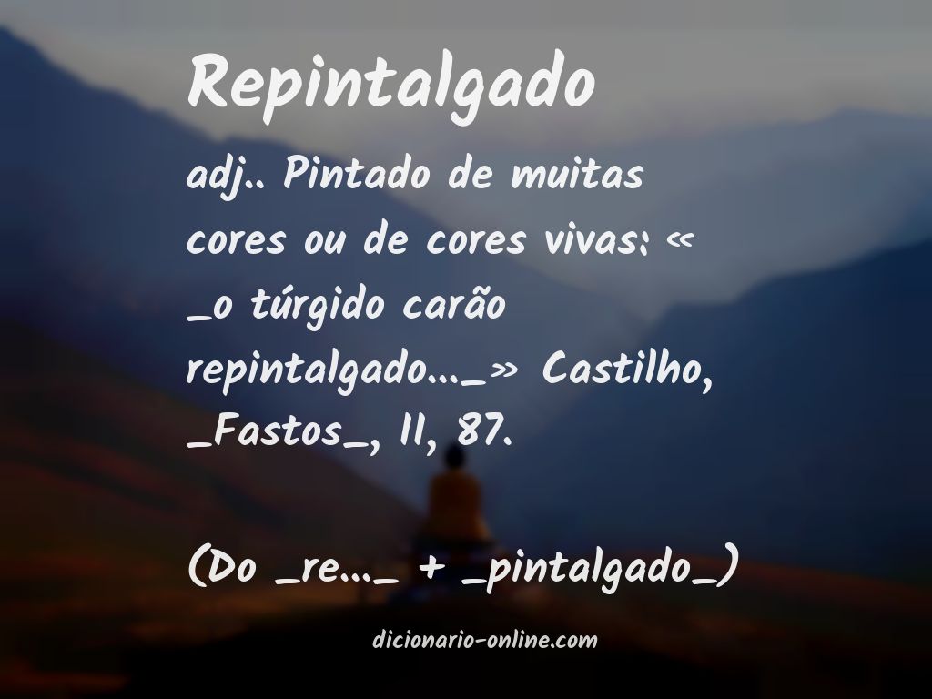 Significado de repintalgado