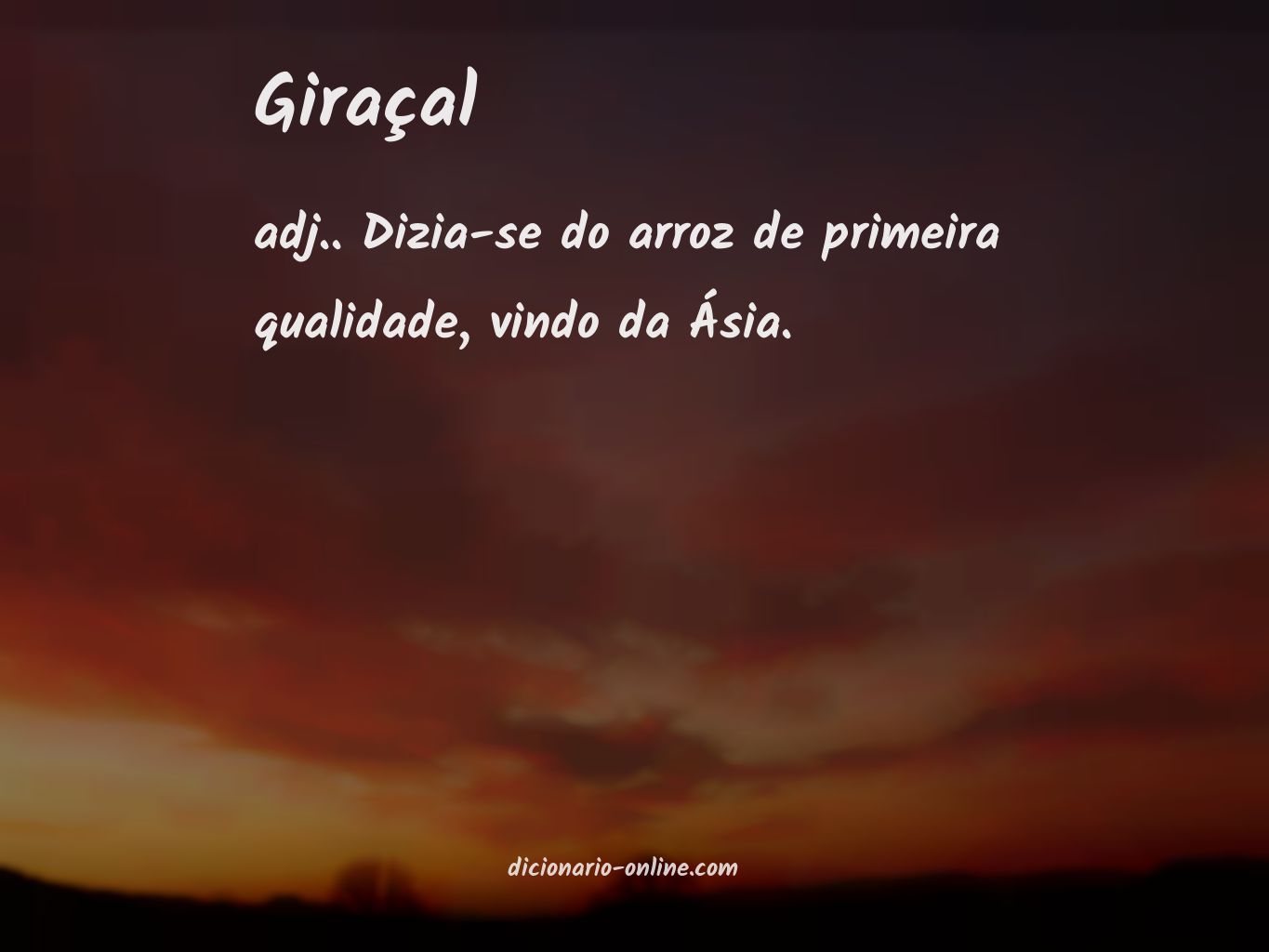 Significado de giraçal