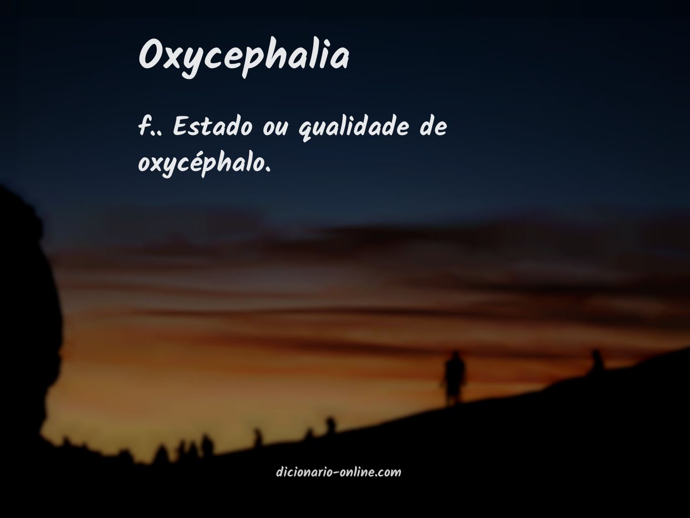 Significado de oxycephalia