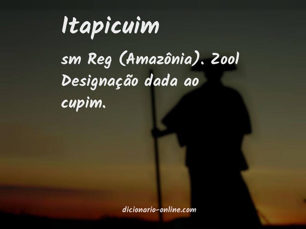 Significado de itapicuim