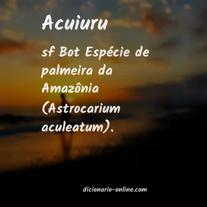 Significado de acuiuru