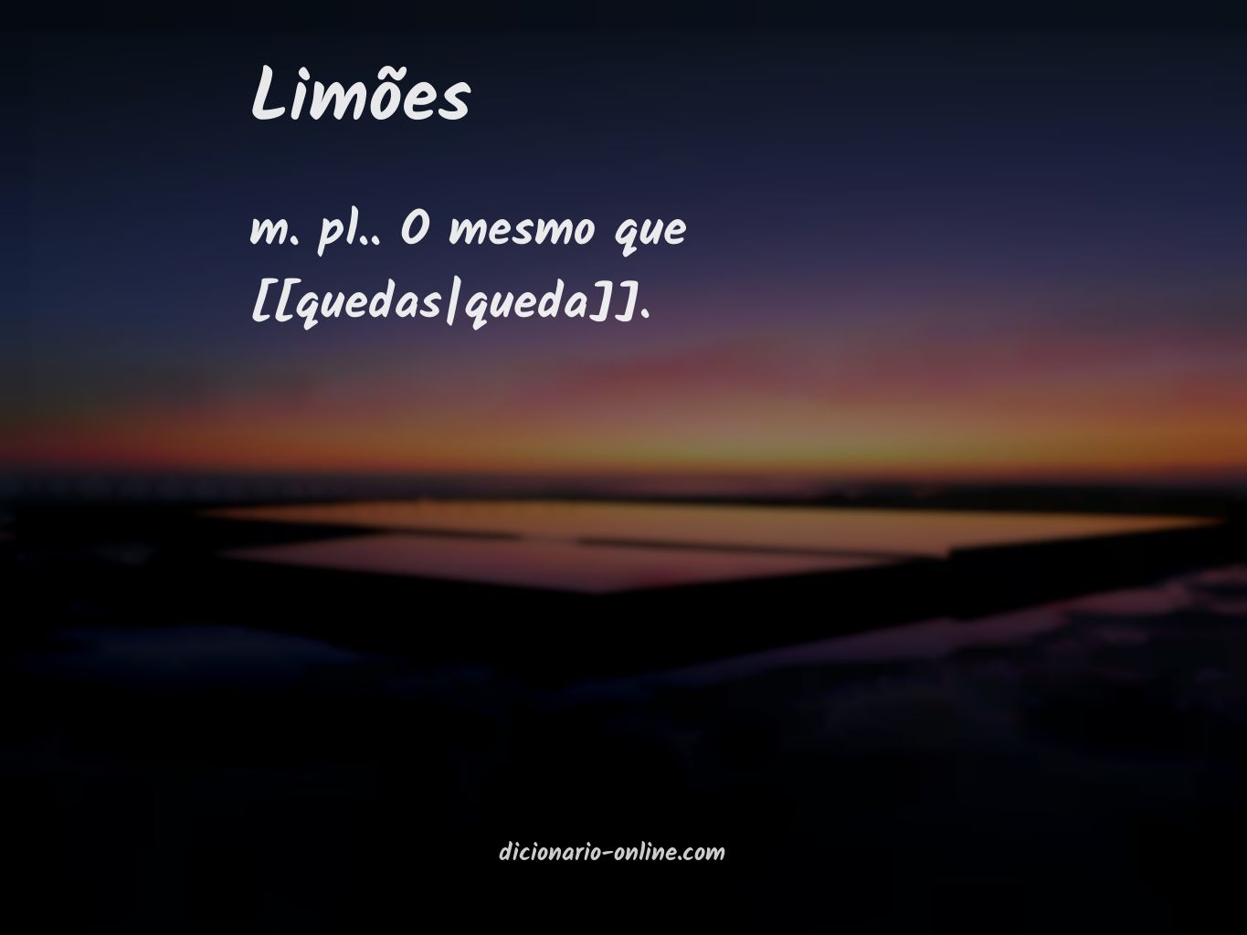 Significado de limões