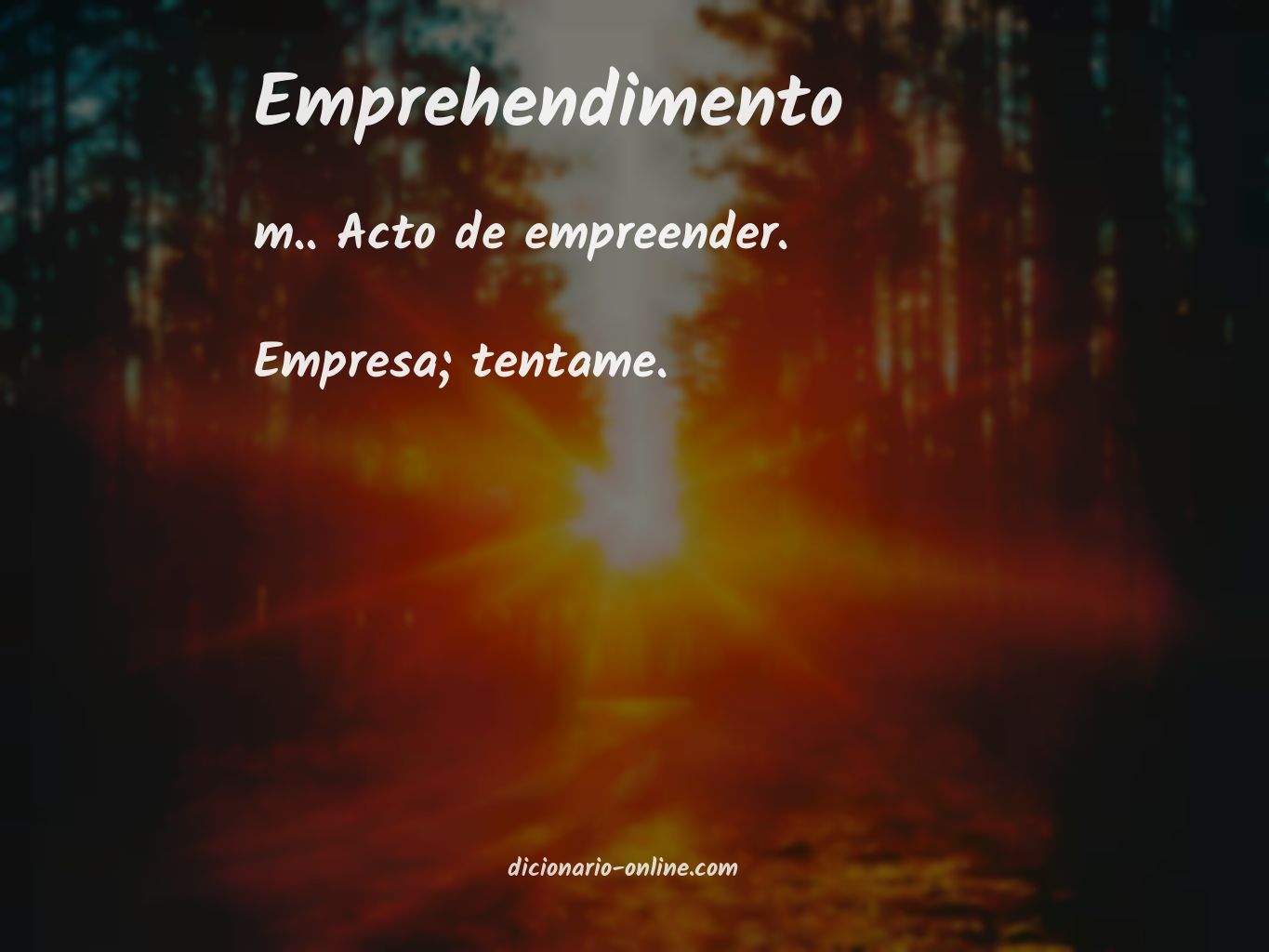 Significado de emprehendimento